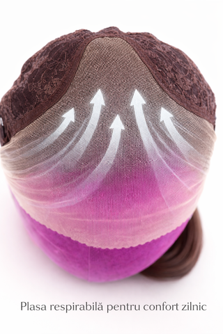 Peruca Darya – Dantela HD Invizibila, Naturala