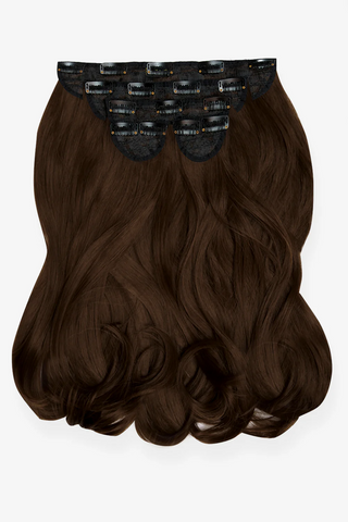Extensii Clip - On Diva Collection 45 Cm ( 270 Gr ) - chocolate brown