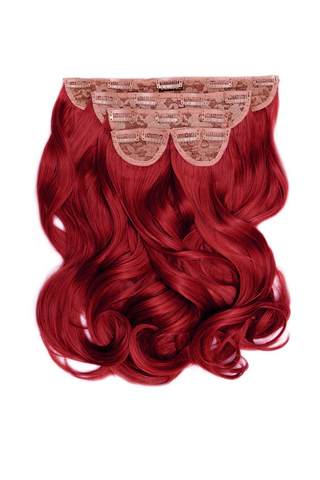Extensii Clip - On Diva Collection 45 Cm ( 270 Gr ) - Red