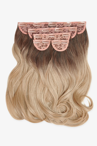 Extensii Clip - On Diva Collection 45 Cm ( 270 Gr ) - rooted california blonde