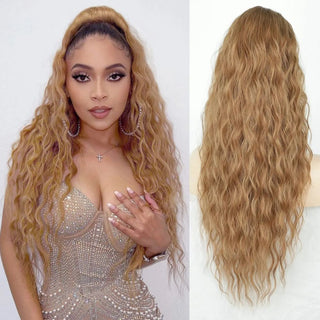 coada par cret 70 cm blond aluna p1481