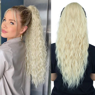Coada Par Cret 70 Cm - Blond Platinat