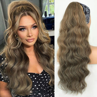 Coada Par Ondulat 70 Cm - Blond Mediu