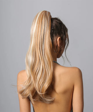 Star Collection Medium Blonde Braided Ponytail