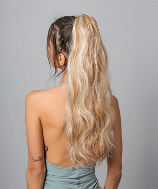 Star Collection Natural Blonde Braided Ponytail