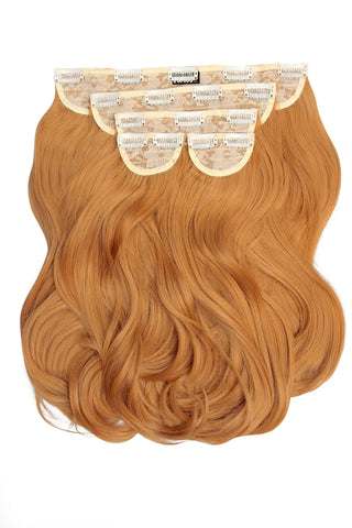 Extensii Clip - On Diva Collection 45 Cm ( 270 Gr ) - strawberry blonde