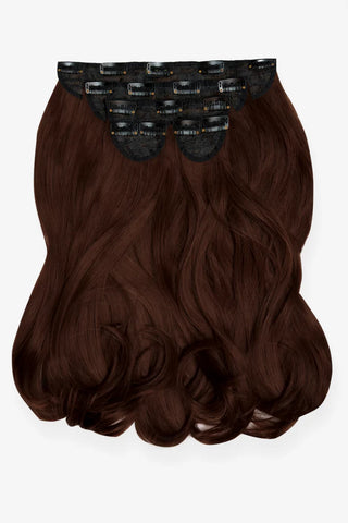 Extensii Clip - On Diva Collection 45 Cm ( 270 Gr ) - warm brunette
