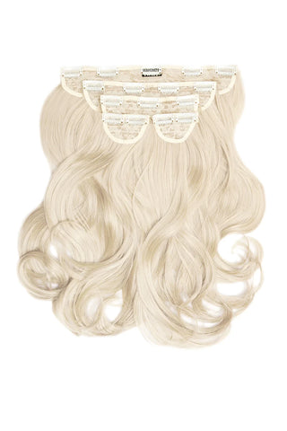 Extensii Clip - On Diva Collection 45 Cm ( 270 Gr ) - BLEACH BLONDE
