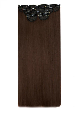 Extensii Clip - On Luxe Collection 70 Cm ( 350 Gr ) - Cholcolate Brown