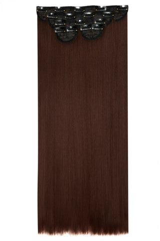Clip-On Luxe Collection Extensions 70 Cm (350 Gr) - Warm Brunette
