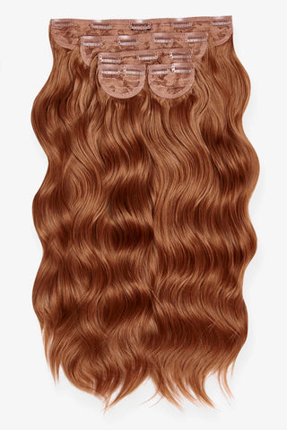 Clip Extensions - On Star Collection 60 Cm (300 Gr) - Mixed Auburn